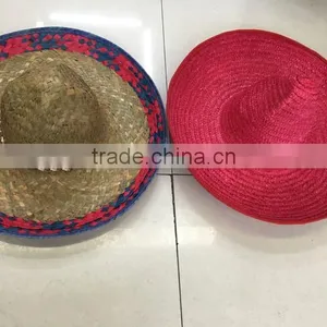 Wide Brim Sombrero Straw Hat thumbnail-5