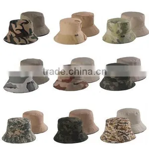 Hot Selling Camo Two Sides Can Wear Bucket Hat thumbnail-1