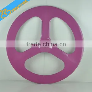 High Quality Road Bike 3 Spoke Carbon Wheels,cheap Bike Wheels, Customized Paintings Carbon Tri-spoke Wheels thumbnail-3