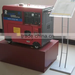 5kva Potable Silent Air-cooled Diesel Generator Set thumbnail-3