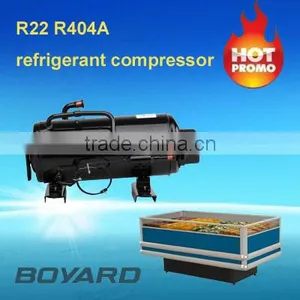 Milk Cooling Tank Parts Fridge Condenser Units R404A ce Rohs Lanhai Boyard Horizontal Rotary Compressor QHD-36K Replace Scroll thumbnail-1
