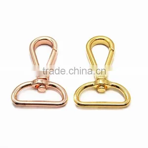 Shiny Rose Gold 25mm Swivel Snap Hook For Handbag thumbnail-3