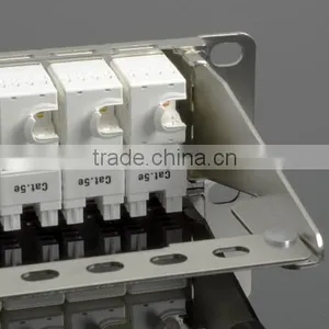 Network Solution 1U 48 Port Unshielded Snap-In Type Patch Panel thumbnail-3