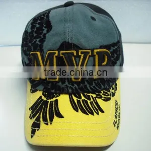 Front Flocking Applique Trucker Cap thumbnail-1