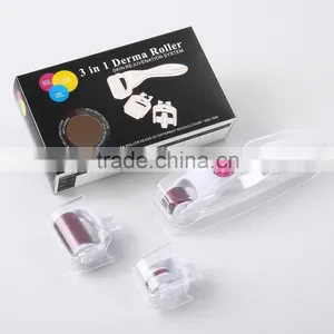 Bestsell 0.5/2.0/1.5mm Heads 3 in 1 Roller 180/600/1200 Micro Needles Skin Recovery thumbnail-5
