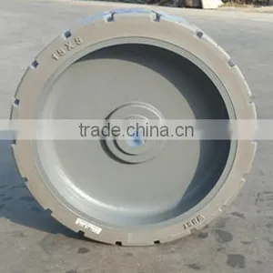 Solid Scissor Lift Tire Wheel 15x5 16x5x12 Etc. for Various Brand Aerial Lifts thumbnail-2