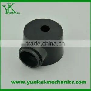 Precision CNC Turning Part, Black Anodizing, Tube Connector thumbnail-1