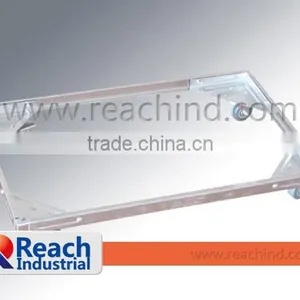Stainless Steel Bracket With Locking Wheels thumbnail-1