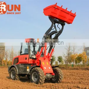 2015 New Design Everun 1.0 Ton Small Agricultural Machine Mini Wheel Loader With Sweeper thumbnail-3
