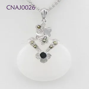 Rectangle DIY Sterling Silver Jewelry Gemstone Pendant Accessories Customizable thumbnail-2