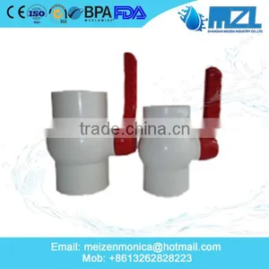 1/2" Inch Inch Hot Selling Cheapest Price PVC Ball Valve,pvc Pipe Fittings China Factory thumbnail-1