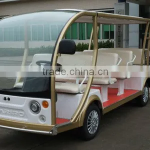 14 Seats Personal Transport Electric Tourist Bus Golf Vehicle thumbnail-4