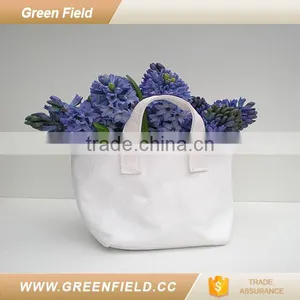 Green Field Canvas Plant Pot Canvas Fabric Flower Pot thumbnail-2