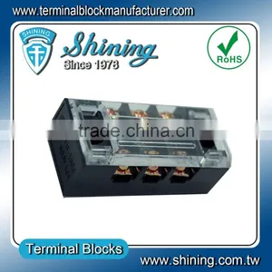 TB-1503 Fixed Type 600V 15A 3 Pole Female Pluggable Terminal Strip thumbnail-4