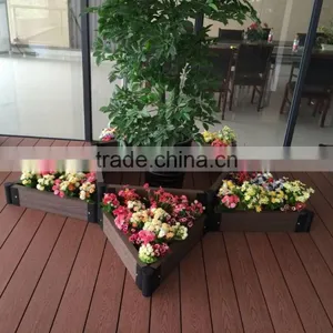 Outdoor Garden Decoration Customized Garden Planters Wpc Flower Box thumbnail-5