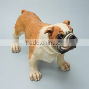 Realistic 3D Bull Dog Resin Statue thumbnail-2