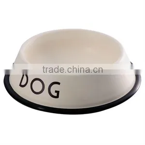 Carbon Steel Pet Food Bowl Colored thumbnail-1