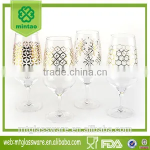 18oz Hotsale Cut Crystal Fancy Icetea Party Glassware thumbnail-1