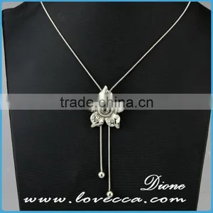 Fashion Jewelery Hot Products Pendant Snap Button Jewelry Necklace Press Snap Necklace With A Chain In Stock thumbnail-3
