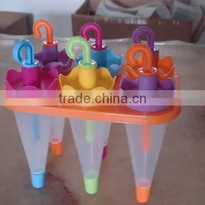 6 in 1 Umbrella Ice Popsicle Molds and Ice Pops Molds Lolly Molds thumbnail-5