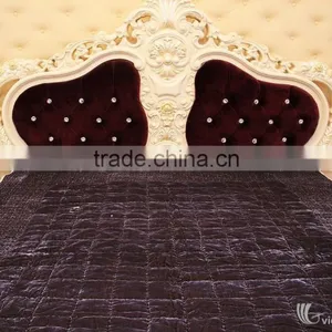 Hand Embroidered Blanket and Pillowcases, Fashionable Colours and Designs, 100% Handmade in Vietnam thumbnail-1
