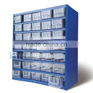 35 Plastic Bin Organizer With Full Length Drawe,storage Cabinet With Bins,storage Cabinet With 35 Visible Bins (502735) thumbnail-1