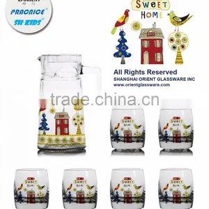 Printing Glass Dinner Set thumbnail-2