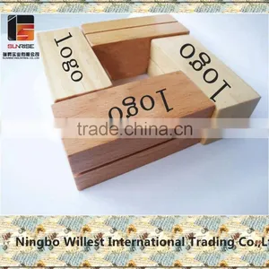 Wood Color Base/holder/stands for Chalkboard With Logo thumbnail-2
