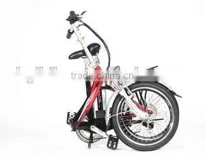 20 Inch Fashionable CE Foldable Electric Folding Bike for Women thumbnail-5