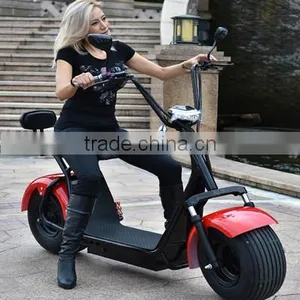 2017 Factory Lastest Self Balance Electric 60V12AH Scooter Citycoco of 1000w thumbnail-1