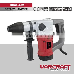 26mm 3 Function 900W Electric Rotary Hammer Drill WORCRAFT RH09-26X thumbnail-1