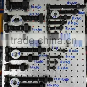 Grade 8.8 DIN931 DIN934 Carbon Steel Bolt and Nut thumbnail-4