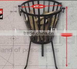 Good Quality Promotional Garden Fire Basket thumbnail-1
