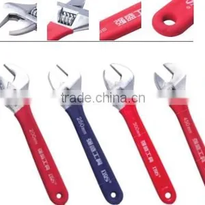 Dipped Adjustable Wrench Spanner thumbnail-1