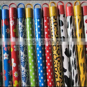 Pvc Coated Wooden Mop Handles With Many Color Available thumbnail-1