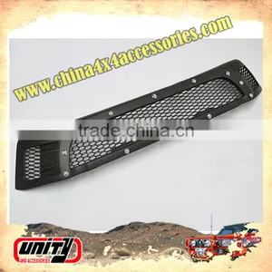 Fits Toyota Hilux Revo New Black Front Grille Grill Overlay thumbnail-1