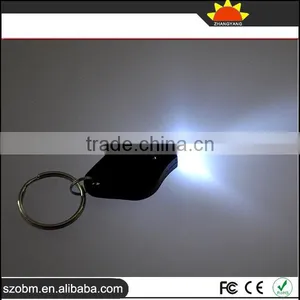 7 Color Plastic 20000mcd Cheap Custom Fashion Key Chain Mini Led Flashlight Keychain thumbnail-3