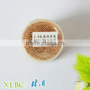 Xiaolin Light PP Middle Ruber Jar Bamboo Toothpicks thumbnail-1