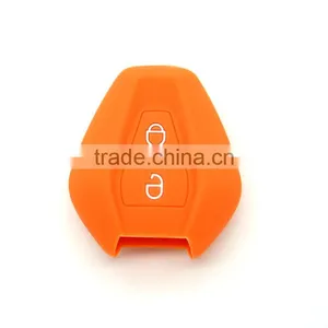 Hot Selling Colorful 2 Button Silicone Car Key Fob Case Silicone Rubber Car Key Covers for Suzuki thumbnail-5