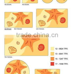 HAND TUFTING BATHMAT SHANDONG BATHMAT LETTER BATHMATS (EV-D020-BM) thumbnail-1