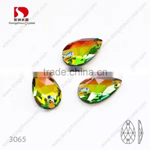 Flat Back VM001 Color Crystal Stones,with Holes Sewing on Crystals/rhinestone for Beautiful Ornament thumbnail-2