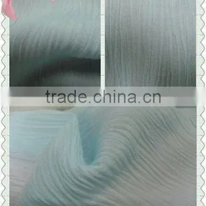 100%rayon/viscose Plain Dye Crepe/ Crinkle Fabric for Ladies High Fashion Crepe Fabric thumbnail-1