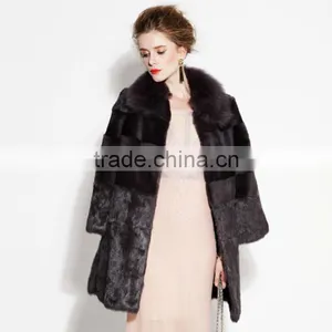 Long Chinese Winter Rabbit Fur Coat From China thumbnail-1