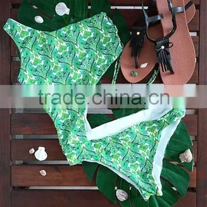 Ladies Fashion Big Cut Out One-piece Swimwear thumbnail-3