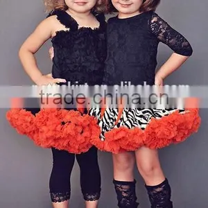 Halloween Costumes China Wholesale Baby Tutu Super Fluffy Soft Pettiskirt in Set Baby Boutique Clothing thumbnail-5