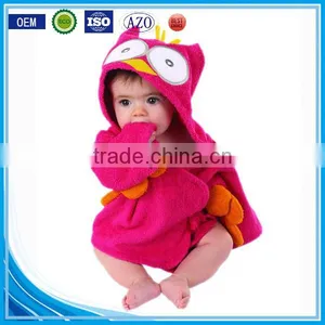 Cuddle Snuggle Custom Cotton Terry Animal Head Plush Baby Blanket With Embroidered thumbnail-1