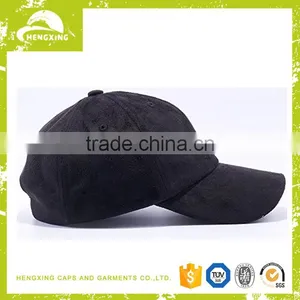 High Quality Custom Blank Suede Baseball Cap Hats thumbnail-3