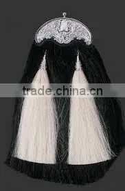 Scottish Horse Hair Sporrans Piper Horse Hair Dress Sporran With 2 Tassels thumbnail-1