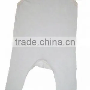50% Polyester & 50% Cotton (1x1 Rib) Baby Romper/Baby Suit (Bleached &Unbleached) thumbnail-2