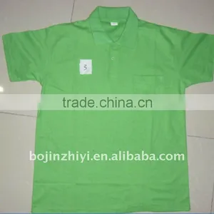 Wholesale Solid Polo T-shirt Green Printed Factory Asian thumbnail-1
